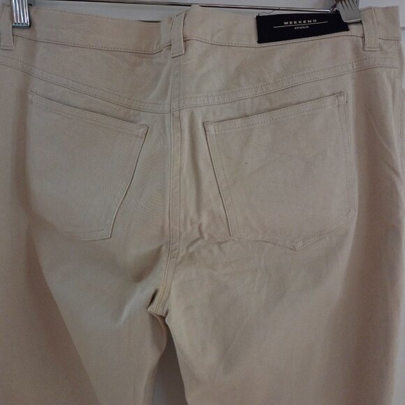 MaxMara Weekend Beige / Khaki Pants Size 10 - Picture 2 of 4